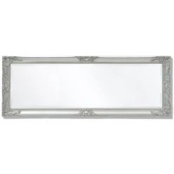Topdeal Miroir Mural Style Baroque 140 X 50 Cm Argenté -Miroir Soldes Boutique 23024208 5