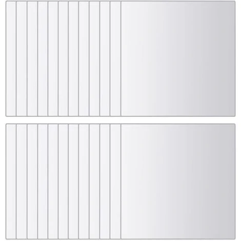 Topdeal Carreau De Miroir 24 Pcs Carré Verre 6 Topdeal Carreau De Miroir 24 Pcs Carré Verre – Image 4