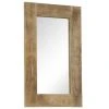Topdeal Miroir Bois De Manguier Massif 50 X 80 Cm