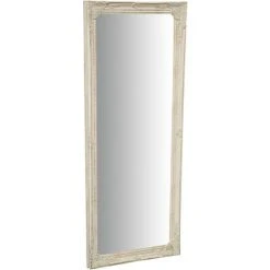 BISCOTTINI Miroir Miroir Mural Et Miroir Suspendu Vertical/horizontal L35xPR4xH82 Cm Finition Blanc Antique