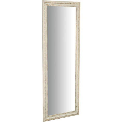 BISCOTTINI Miroir Miroir Mural Et Miroir Suspendu Vertical/horizontal L50xPR4xH140 Cm Finition Blanc Antique 3 BISCOTTINI Miroir Miroir Mural Et Miroir Suspendu Vertical/horizontal L50xPR4xH140 Cm Finition Blanc Antique