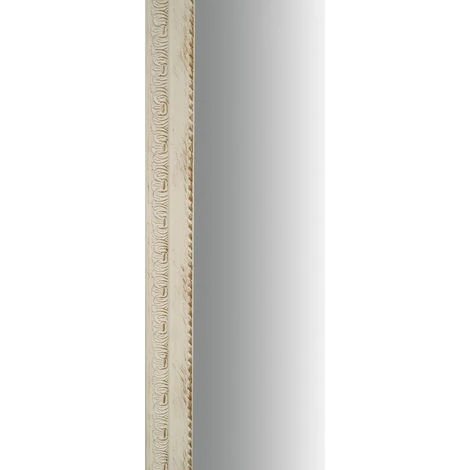 BISCOTTINI Miroir Miroir Mural Et Miroir Suspendu Vertical/horizontal L50xPR4xH140 Cm Finition Blanc Antique 5 BISCOTTINI Miroir Miroir Mural Et Miroir Suspendu Vertical/horizontal L50xPR4xH140 Cm Finition Blanc Antique – Image 3