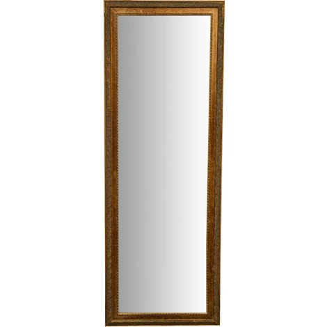 BISCOTTINI Miroir Miroir Mural Et Miroir Suspendu Vertical/horizontal L50xPR4xH140 Cm Finition Or Antique 4 BISCOTTINI Miroir Miroir Mural Et Miroir Suspendu Vertical/horizontal L50xPR4xH140 Cm Finition Or Antique – Image 2