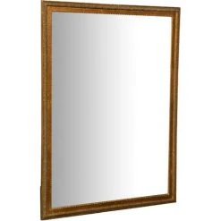 BISCOTTINI Miroir Miroir Mural Et Miroir Suspendu Vertical/horizontal L90xPR4xH120 Cm Finition Or Antique