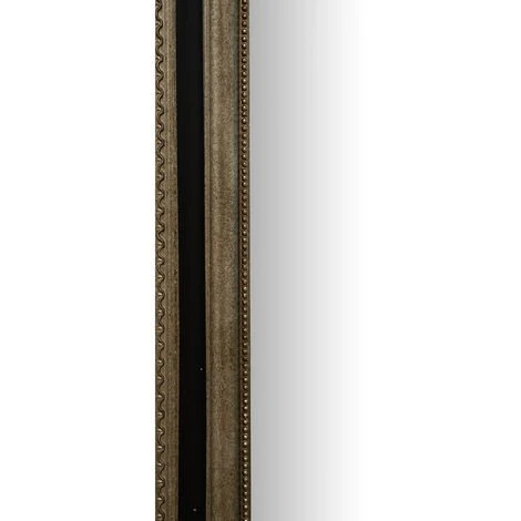 BISCOTTINI Miroir Mural Et Miroir Suspendu Vertical/horizontal L35xPR4xH82 Cm Argent Et Noir Finition Antique 6 BISCOTTINI Miroir Mural Et Miroir Suspendu Vertical/horizontal L35xPR4xH82 Cm Argent Et Noir Finition Antique – Image 4