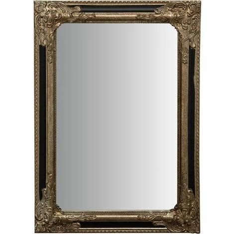 BISCOTTINI Miroir Mural Et Miroir Suspendu Vertical/horizontal L50xPR4xH70 Cm Argent Et Noir Finition Antique 4 BISCOTTINI Miroir Mural Et Miroir Suspendu Vertical/horizontal L50xPR4xH70 Cm Argent Et Noir Finition Antique – Image 2