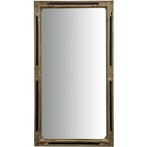 BISCOTTINI Miroir Mural Et Miroir Suspendu Vertical/horizontal L72xPR4xH132 Cm Argent Et Noir Finition Antique 4 BISCOTTINI Miroir Mural Et Miroir Suspendu Vertical/horizontal L72xPR4xH132 Cm Argent Et Noir Finition Antique – Image 2