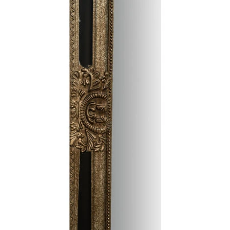 BISCOTTINI Miroir Mural Et Miroir Suspendu Vertical/horizontal L60xPR4xH90 Cm Argent Et Noir Finition Antique 5 BISCOTTINI Miroir Mural Et Miroir Suspendu Vertical/horizontal L60xPR4xH90 Cm Argent Et Noir Finition Antique – Image 3