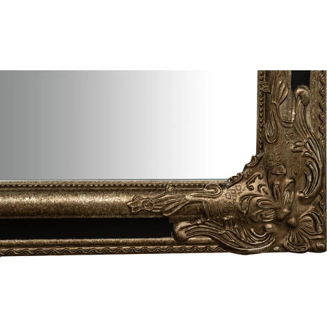 BISCOTTINI Miroir Mural Et Miroir Suspendu Vertical/horizontal L60xPR4xH90 Cm Argent Et Noir Finition Antique 6 BISCOTTINI Miroir Mural Et Miroir Suspendu Vertical/horizontal L60xPR4xH90 Cm Argent Et Noir Finition Antique – Image 4