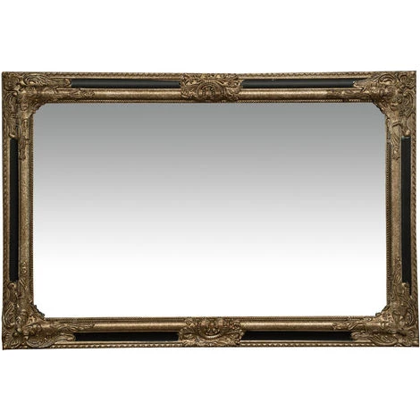 BISCOTTINI Miroir Mural Et Miroir Suspendu Vertical/horizontal L60xPR4xH90 Cm Argent Et Noir Finition Antique 7 BISCOTTINI Miroir Mural Et Miroir Suspendu Vertical/horizontal L60xPR4xH90 Cm Argent Et Noir Finition Antique – Image 5