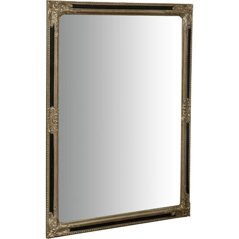 BISCOTTINI Miroir Mural Et Miroir Suspendu Vertical/horizontal L90xPR4xH120 Cm Finition Antique Argentée Et Noire 3 BISCOTTINI Miroir Mural Et Miroir Suspendu Vertical/horizontal L90xPR4xH120 Cm Finition Antique Argentée Et Noire