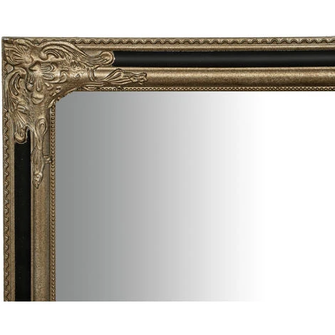 BISCOTTINI Miroir Mural Et Miroir Suspendu Vertical/horizontal L90xPR4xH120 Cm Finition Antique Argentée Et Noire 5 BISCOTTINI Miroir Mural Et Miroir Suspendu Vertical/horizontal L90xPR4xH120 Cm Finition Antique Argentée Et Noire – Image 3