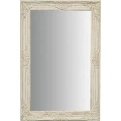 BISCOTTINI Miroir Miroir Mural Et Miroir Suspendu Vertical/horizontal L60xPR4xH90 Cm Finition Blanc Antique -Miroir Soldes Boutique 23686310 2