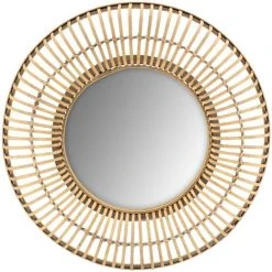 AUBRY GASPARD Miroir En Bois 70 Cm Beige - Beige