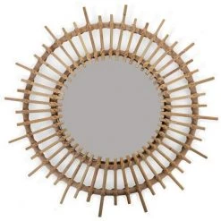 CHILDHOME Miroir Fondi 60 Cm Rotin - Beige
