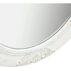 YOUTHUP Miroir Mural Style Baroque 50x70 Cm Blanc - Blanc -Miroir Soldes Boutique 24552607 5