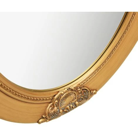 YOUTHUP Miroir Mural Style Baroque 50x70 Cm Doré - Or 7 YOUTHUP Miroir Mural Style Baroque 50x70 Cm Doré - Or – Image 5