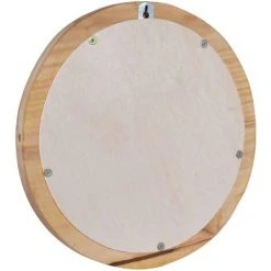 Miroir Mural 40 Cm Teck Rond VidaXL -Miroir Soldes Boutique 24812174 4