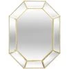Atmosphera - Miroir Mural En Métal Doré 34 X 45 Cm - Or 2 Atmosphera - Miroir Mural En Métal Doré 34 X 45 Cm - Or -Miroir Soldes Boutique 24898571 1