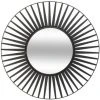 Atmosphera - Miroir Mural Soleil En Métal Noir D 50 Cm - Noir -Miroir Soldes Boutique 24898597 1