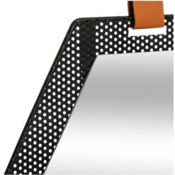 Atmosphera - Miroir Hexagonal En Métal Ajouré Noir 30 X 34 Cm - Noir -Miroir Soldes Boutique 24898621 2