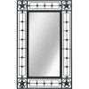 Hommoo Miroir Mural Rectangulaire 50 X 80 Cm Noir HDV11868 -Miroir Soldes Boutique 25068306 1