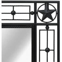 Hommoo Miroir Mural Rectangulaire 50 X 80 Cm Noir HDV11868 10 Hommoo Miroir Mural Rectangulaire 50 X 80 Cm Noir HDV11868 -Miroir Soldes Boutique 25068306 4