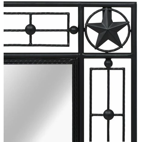 Hommoo Miroir Mural Rectangulaire 50 X 80 Cm Noir HDV11868 6 Hommoo Miroir Mural Rectangulaire 50 X 80 Cm Noir HDV11868 – Image 4