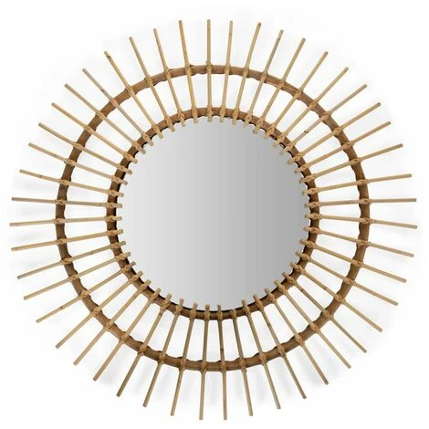 CHILDHOME Miroir Aura 90 Cm Rotin - Beige 3 CHILDHOME Miroir Aura 90 Cm Rotin - Beige