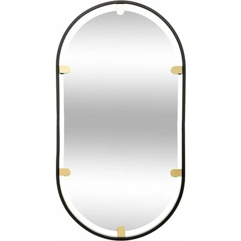ATMOSPHERA Miroir Oval En Métal 75 X 40 - Noir 3 ATMOSPHERA Miroir Oval En Métal 75 X 40 - Noir