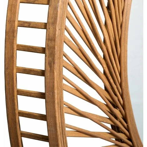 ATMOSPHERA Miroir Bambou Spirale D72 - Marron 5 ATMOSPHERA Miroir Bambou Spirale D72 - Marron – Image 3