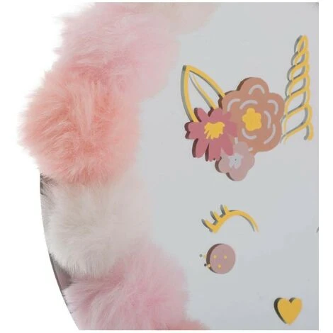 ATMOSPHERA FOR KIDS Miroir Pompons Tout Doux Rose Atmosphera 4 ATMOSPHERA FOR KIDS Miroir Pompons Tout Doux Rose Atmosphera – Image 2