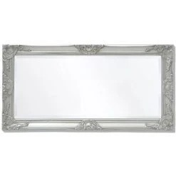 TRUE DEAL Miroir Mural Style Baroque 100 X 50 Cm Argenté 11 TRUE DEAL Miroir Mural Style Baroque 100 X 50 Cm Argenté -Miroir Soldes Boutique 26220298 5
