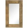 TRUE DEAL Miroir Bois De Manguier Massif 50 X 80 Cm