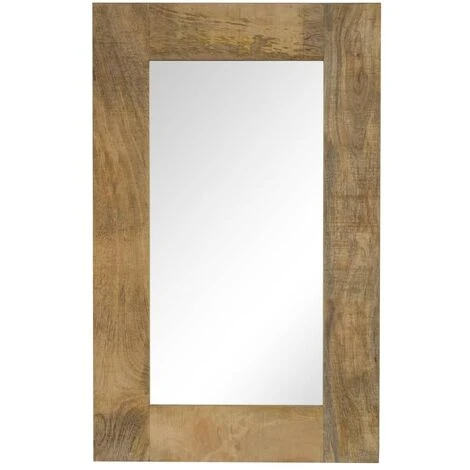 TRUE DEAL Miroir Bois De Manguier Massif 50 X 80 Cm 3 TRUE DEAL Miroir Bois De Manguier Massif 50 X 80 Cm