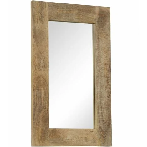 TRUE DEAL Miroir Bois De Manguier Massif 50 X 80 Cm 4 TRUE DEAL Miroir Bois De Manguier Massif 50 X 80 Cm – Image 2