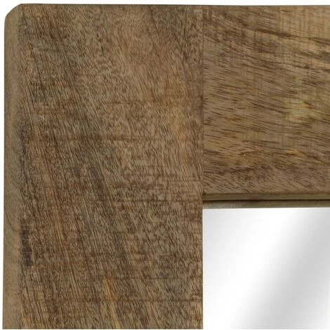 TRUE DEAL Miroir Bois De Manguier Massif 50 X 80 Cm 5 TRUE DEAL Miroir Bois De Manguier Massif 50 X 80 Cm – Image 3