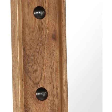 TRUE DEAL Miroir Bois D'acacia Massif 50 X 50 Cm 6 TRUE DEAL Miroir Bois D'acacia Massif 50 X 50 Cm – Image 4