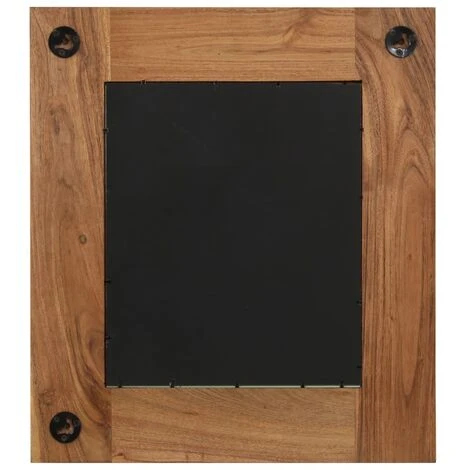 TRUE DEAL Miroir Bois D'acacia Massif 50 X 50 Cm 7 TRUE DEAL Miroir Bois D'acacia Massif 50 X 50 Cm – Image 5