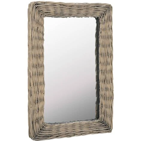 TRUE DEAL Miroir Osier Marron 40 X 60 Cm 4 TRUE DEAL Miroir Osier Marron 40 X 60 Cm – Image 2