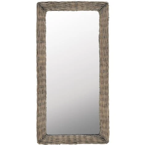 TRUE DEAL Miroir Osier Marron 50 X 100 Cm 3 TRUE DEAL Miroir Osier Marron 50 X 100 Cm