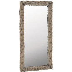 TRUE DEAL Miroir Osier Marron 50 X 100 Cm 7 TRUE DEAL Miroir Osier Marron 50 X 100 Cm -Miroir Soldes Boutique 26223411 2