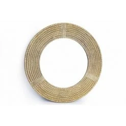 HEART OF THE HOME Miroir Rond Effet Corde Elisa - Diam 64 - Or