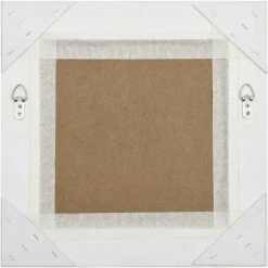 TRUE DEAL Miroir Mural Style Baroque 40x40 Cm Argenté -Miroir Soldes Boutique 26304862 4