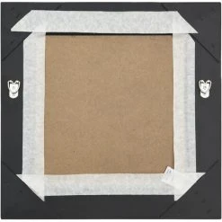 TRUE DEAL Miroir Mural Style Baroque 40x40 Cm Noir -Miroir Soldes Boutique 26304866 4