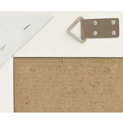 TRUE DEAL Miroir Mural Style Baroque 50x50 Cm Blanc -Miroir Soldes Boutique 26304900 5