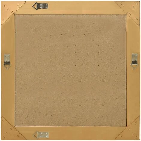 TRUE DEAL Miroir Mural Style Baroque 60x60 Cm Doré 5 TRUE DEAL Miroir Mural Style Baroque 60x60 Cm Doré – Image 3