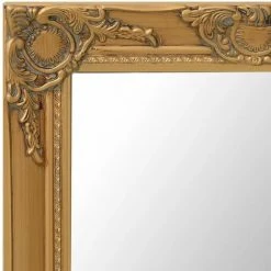 TRUE DEAL Miroir Mural Style Baroque 60x60 Cm Doré 10 TRUE DEAL Miroir Mural Style Baroque 60x60 Cm Doré -Miroir Soldes Boutique 26305034 4