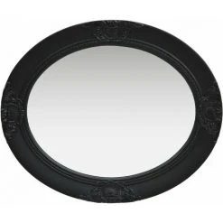 TRUE DEAL Miroir Mural Style Baroque 50x60 Cm Noir -Miroir Soldes Boutique 26305106 3