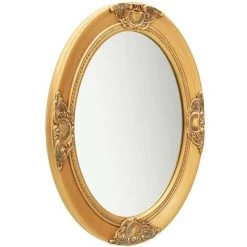 TRUE DEAL Miroir Mural Style Baroque 50x70 Cm Doré 8 TRUE DEAL Miroir Mural Style Baroque 50x70 Cm Doré -Miroir Soldes Boutique 26305115 2